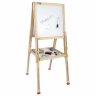 Мольберт растущий BRAUBERG KIDS для мела и магнитно-маркерный 38x37 см