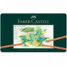 Пастельные карандаши Faber-Castell Pitt Pastel Pencils в наборе 36 цветов в пенале купить в магазине товаров для рисования Альберт Мольберт с доставкой по РФ и СНГ