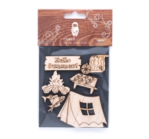 Набор заготовок для декорирования Summer 1 фанера Timberlicious 10х14 см