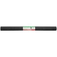 Бумага крепированная Greenwich Line, 50*250см, 32г/м2, черная, в рулоне