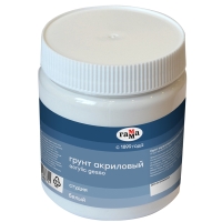 Грунт акриловый Гамма "Студия" белый для масла, акрила, гуаши и темперы 500 мл