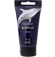 Акриловая краска глянцевая Matisso Малевичъ 091 фиолетовый в тубе 60 мл