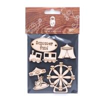 Набор заготовок для декорирования Summer 2 фанера Timberlicious 10х14 см