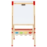 Мольберт растущий 3 в 1 BRAUBERG KIDS для мела и магнитно-маркерный 50x50 см комплект с бумагой для рисования
