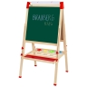 Мольберт растущий 3 в 1 BRAUBERG KIDS для мела и магнитно-маркерный 50x50 см комплект с бумагой для рисования