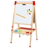 Мольберт растущий 3 в 1 BRAUBERG KIDS для мела и магнитно-маркерный 50x50 см комплект с бумагой для рисования