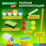 Мольберт растущий 3 в 1 BRAUBERG KIDS для мела и магнитно-маркерный 50x50 см комплект с бумагой для рисования