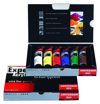 Набор акриловых красок Amsterdam Expert Series 6 цветов в тубах 20 мл