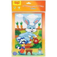 Аппликация из страз Мульти-Пульти "Зайка", 21*29,5см, европодвес