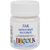 Лак акриловый матовый Decola, 50мл