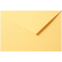Цветная бумага универсальная Tulipe ClaireFontaine желтая 50х65 см / 25 листов / 160 гм