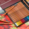 Пастельные карандаши Pastel Design Bruynzeel набор 48 цвета в выдвижном кейсе купить в магазине для художников Альберт Мольберт с доставкой по РФ и СНГ
