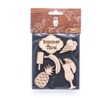 Набор заготовок для декорирования Summer 4 фанера Timberlicious 10х14 см