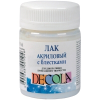 Лак акриловый с блестками Decola, 50мл