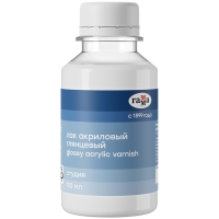 Лак акриловый глянцевый Гамма "Студия" для акриловых красок 110 мл