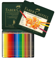 Faber Castell Polychromos набор цветных карандашей из 24 цветов