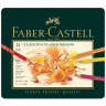 Цветные карандаши Faber Castell Polychromos набор из 24 цветов в металическом кейсе купить в магазине товаров для рисования Альберт Мольберт