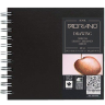 Скетчбук Fabriano Drawingbook черный на спирали 15х15 см / 60 листов / 160 гм купить в художественном магазине Альберт Мольберт с доставкой по всему миру