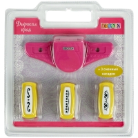 Дырокол края Decola, со сменными насадками, блистер