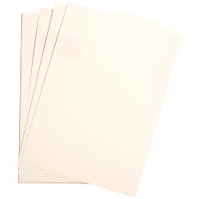 Цветная бумага 500*650мм., Clairefontaine "Etival color", 24л., 160г/м2, белый, легкое зерно, хлопок