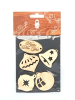 Набор заготовок для декорирования Winter 1 фанера Timberlicious 10х14 см