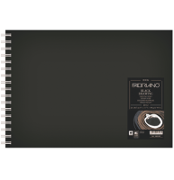 Скетчбук Fabriano Black Drawingbook с черной бумагой А5 / 40 листов / 190 гм