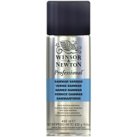 Лак даммарный Winsor Newton аэрозоль для масляных и алкидных красок 400 мл