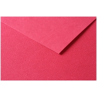 Цветная бумага универсальная Tulipe ClaireFontaine красная 50х65 см / 25 листов / 160 гм
