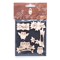 Набор заготовок для декорирования Animals 2 фанера Timberlicious 10х14 см