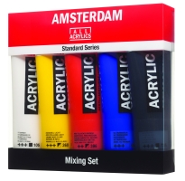 Набор акриловых красок Amsterdam Standard Series Mixing 5 цветов в тубах 120 мл