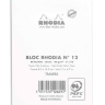 Блокнот белый в линейку Rhodia Basics мягкая обложка 7.4 х 10.5 см / 70 листов / 80 гм купить в художественном магазине Альберт Мольберт