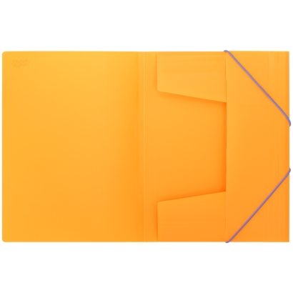 Папка на резинке А4 Мульти-Пульти 500 мкм оранжевая