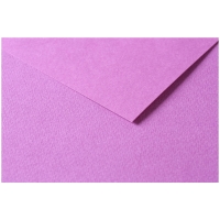 Цветная бумага универсальная Tulipe ClaireFontaine сиреневая 50х65 см / 25 листов / 160 гм
