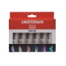 Набор перламутроых акриловых красок Amsterdam Standard Series Pearl Set 6 цветов в тубах 20 мл купить в магазине художественных товаров Альберт Мольберт с доставкой по РФ И СНГ