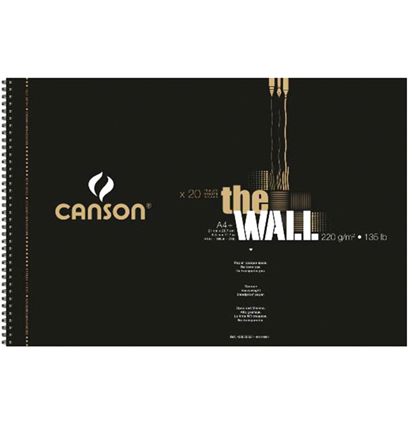 Альбом для маркеров Canson The Wall двусторонней бумагой А4 / 30 листов / 220 гм