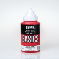 Краска акриловая Liquitex Basics №151 кадмий красный средний имит 400 мл