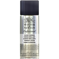 Лак глянцевый Winsor Newton "Professional" покрывной для масла и акрила аэрозоль 400 мл