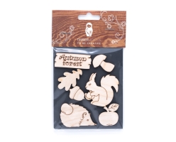 Набор заготовок для декорирования Autumn 1 фанера Timberlicious 10х14 см
