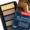Уголь прессованный в блоках Derwent XL Charcoal (6 цветов) поштучно / выбор цвета купить в художественном магазине Альберт Мольберт с доставкой по РФ и СНГ