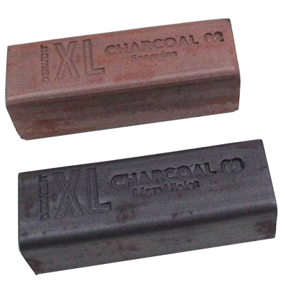 Уголь прессованный в блоках Derwent XL Charcoal (6 цветов) поштучно / выбор цвета