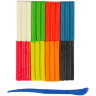 Пластилин Гамма "Флюрики" набор 8 цветов флуоресцентный со стеком картонная упаковка купить в художественном магазине Альберт Мольберт с доставкой по всему миру
