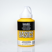 Краска акриловая Liquitex Basics №161 кадмий светлый желтый 400 мл