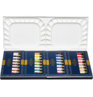 Набор акварельных красок Mijello Mission Gold Watercolor 36 цветов в тубах 7 мл в кейсе с палитрой