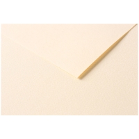 Цветная бумага универсальная Tulipe ClaireFontaine слоновая кость 50х65 см / 25 листов / 160 гм