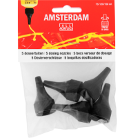 Набор насадок для тюбиков с красками Amsterdam 5 штук универсальные