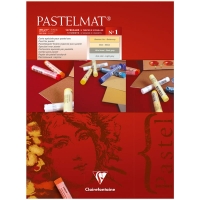 Бархатная бумага для пастели Pastelmat ClaireFontaine 4 цвета (светлые) 30х40 см / 12 листов / 360 гм