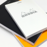 Блокнот оранжевый в линейку Rhodia Basics мягкая обложка А4 / 80 листов / 80 гм купить в художественном магазине Альберт Мольберт