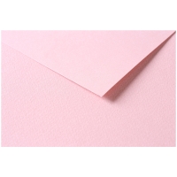 Цветная бумага универсальная Tulipe ClaireFontaine светло-розовая 50х65 см / 25 листов / 160 гм