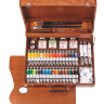 Масляные краски Van Gogh Oil Colour Superior Box премиум-набор 36 цветов, кисти, связующие и палитра в этюднике купить в художественном магазине Альберт Мольберт с доставкой по РФ и СНГ