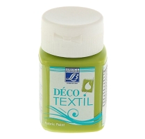 Краска по ткани Deco Textil №886 Зеленая бронза для декорирования банка 50 мл